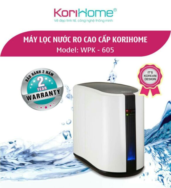 Máy lọc nước KoriHome WPK-605