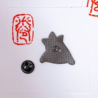 Pin cài hình cún corgi