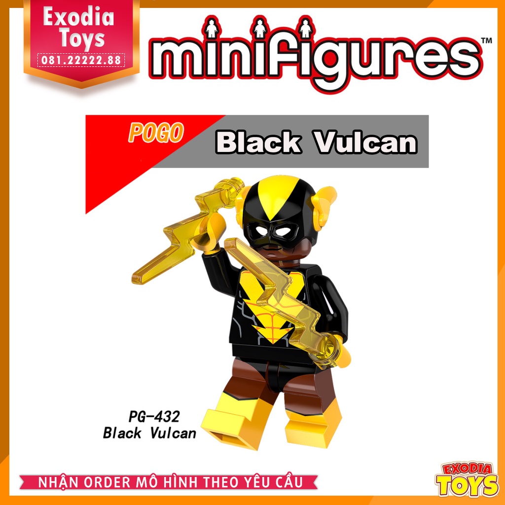 Xếp hình Minifigure Siêu anh hùng vũ trụ Marvel và DC Comics - Đồ chơi lắp ghép sáng tạo - POGO 8111