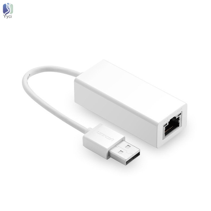 Yy USB 2.0 to RJ45 Ethernet Adapter Lan Networks 10/100 Mbps for Macbook Win7 @VN