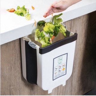 Thùng Rác Gấp Gọn Thông Minh, Treo Cánh Tủ, Tủ Bếp