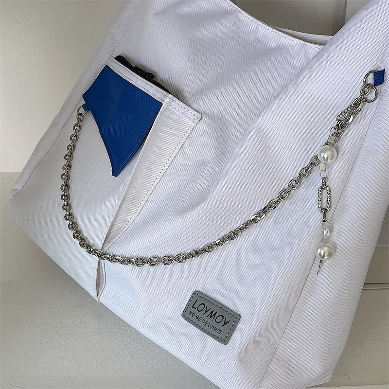 Túi Đeo Vai Bằng Vải canvas Thiết Kế niche Dành Cho Nữ