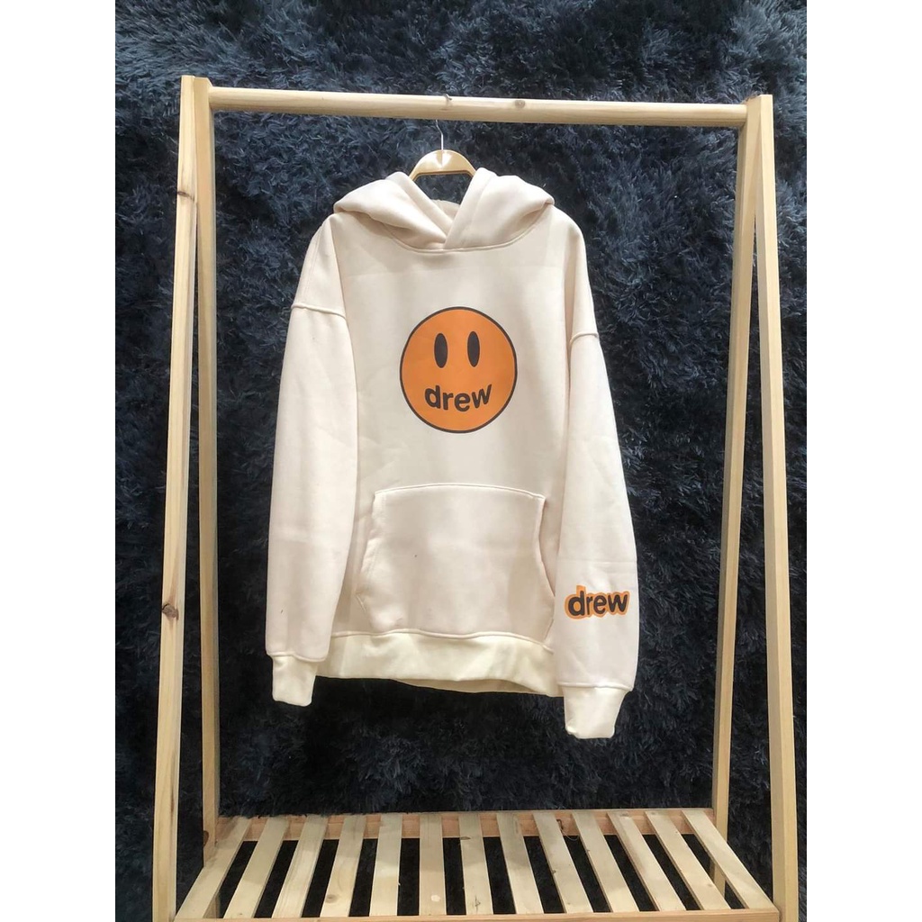 Áo Hoodie DREWW Mũ 2 Lớp Form Rộng Nam Nữ Phong Cách UNISEX Hàn Quốc, Nỉ Ngoại Siêu Dày Dặn Ấm Áp Thấm Hút Mồ Hôi