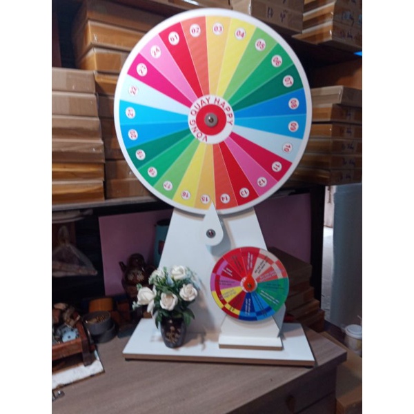 VÒNG QUAY KỲ DIỆU 24 ô  _ Size 60cm * cao 100cm