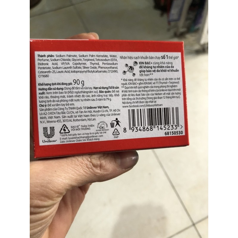 Xà bông / xà phòng tắm lifebuoy bánh 90g/125g