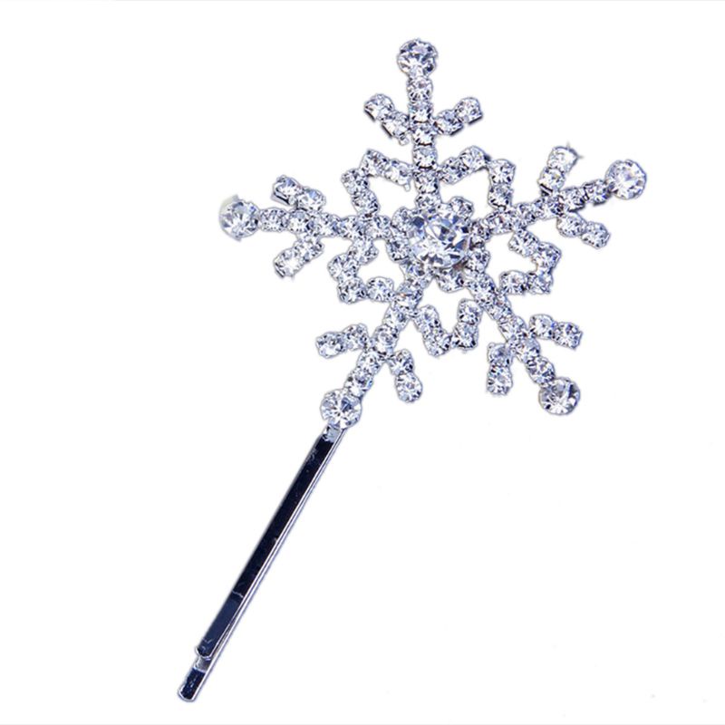 Ghim Cài Áo Hình Bông Tuyết Đính Đá Sang Trọng Cho Nữ