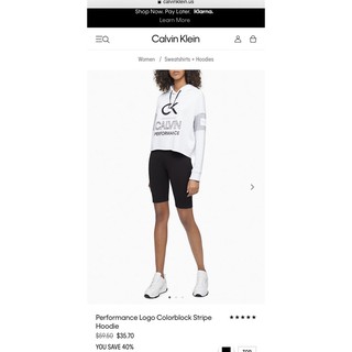 Áo nỉ Sweatshirt nữ Calvin.Klein authentic