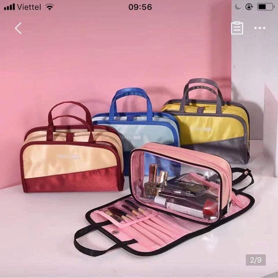 SET 2IN1 TÚI ĐỰNG MỸ PHẨM DU LỊCH TIỆN LỢI