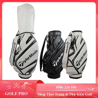 Túi đựng gậy golf túi gậy da pu bóng 14 - 16 gậy chống nước 5 ngăn cao cấp tm019