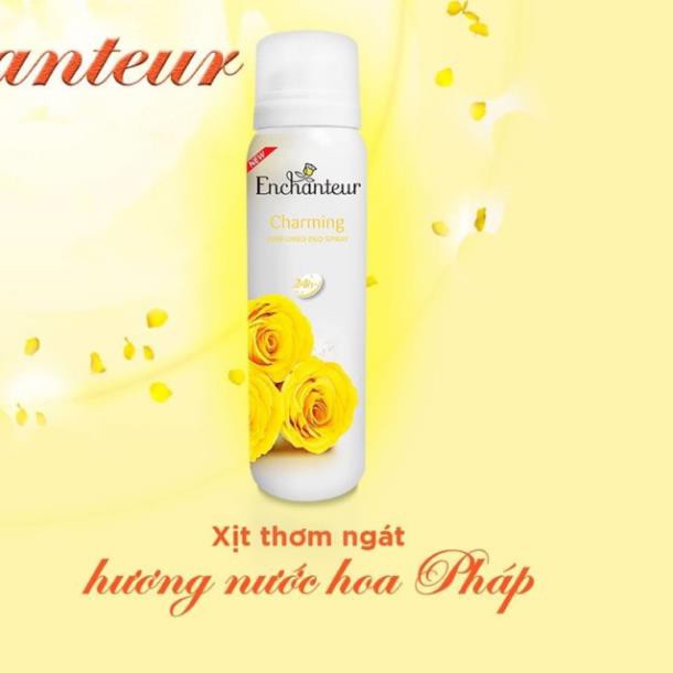 Xịt khử mùi Enchanteur 150ml cho thoáng mát ngày hè