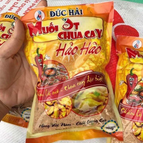 Muối bột canh chua cay Muối ớt chua cay Đức Hải gói 500gr