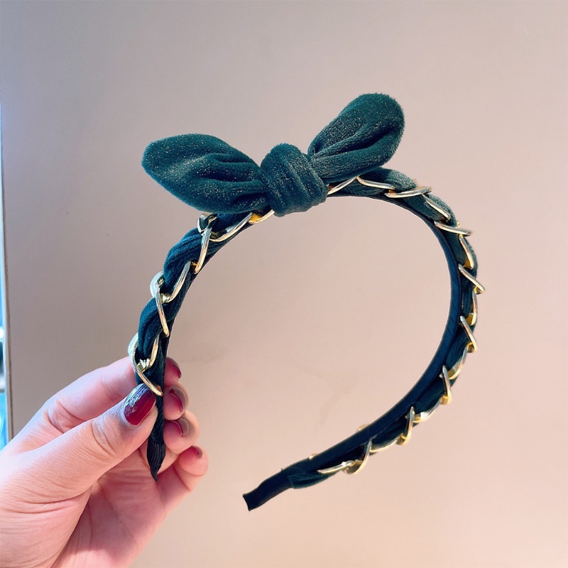 Flgo Băng Đô Thắt Nút Bằng Nhung Thắt Nơ Cổ Điển Thanh Lịch Làm Đạo Cụ Chụp Ảnh Tiệc Tùng Sân Kh