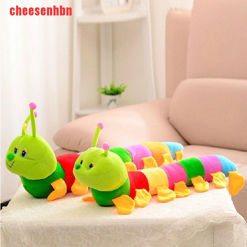 [cheesenhbn]1 X Colorful Inchworm Soft Caterpillar Lovely Developmental Child Baby Toy Doll