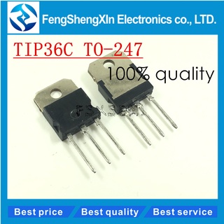 Set 10 linh kiện bán dẫn to-247 tip36c tip36 bằng silicon