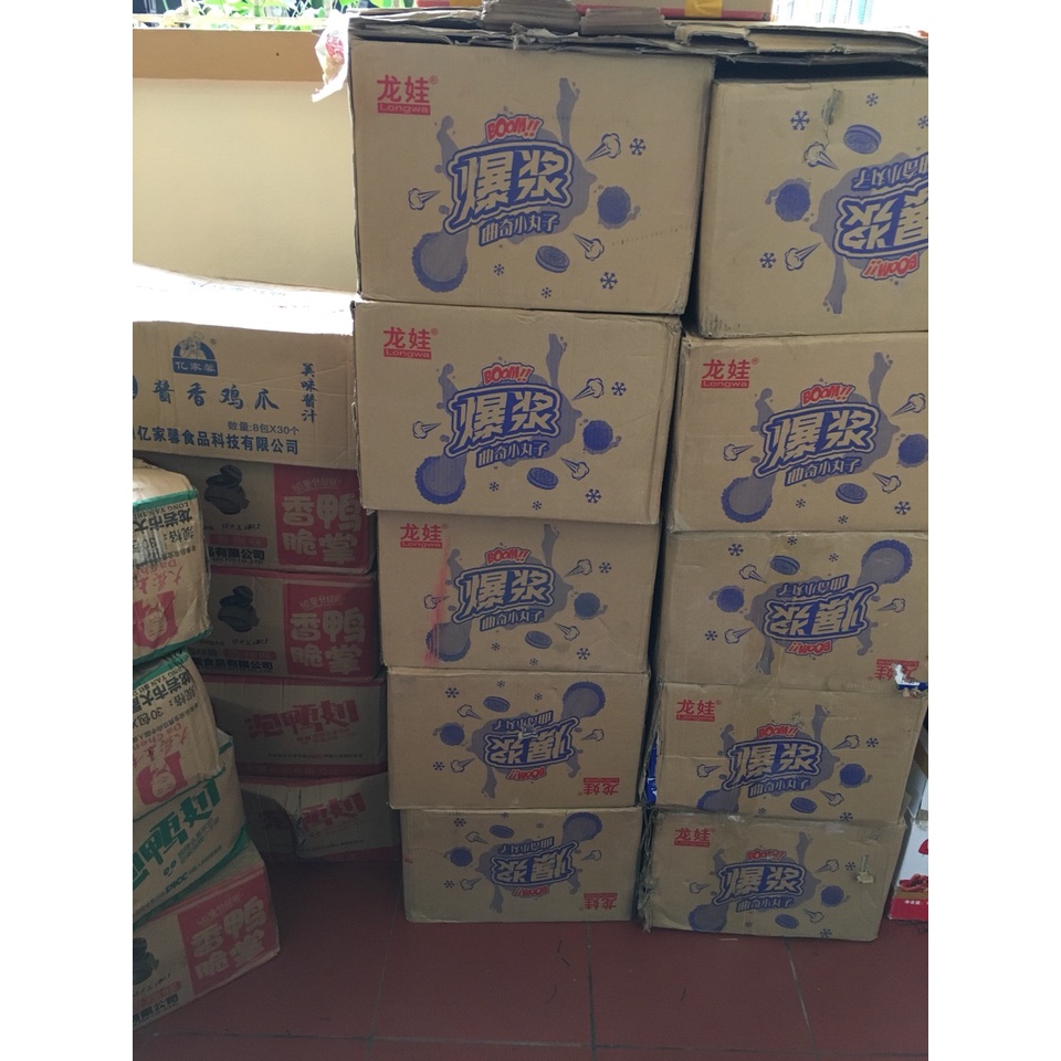 Bánh Socola Nhân Chảy 3 Lớp Siêu Ngon - Hộp 200gr ~ 20 viên