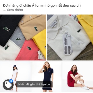 Váy cá sấu dòng polo vải bông xuất Á