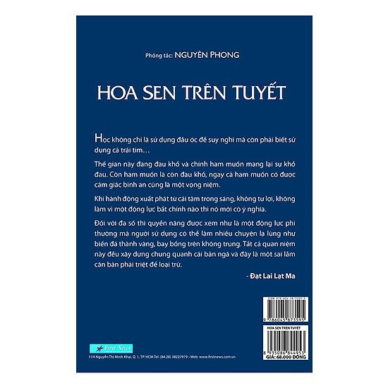 Sách First News - Hoa Sen Trên Tuyết Tặng Post Card Danh Ngôn