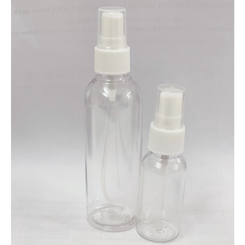 Chai Chiết Phun Sương ❤️ Lọ Chiết Xịt Dung Dịch 30ml - 100ml ❤️ Freeship