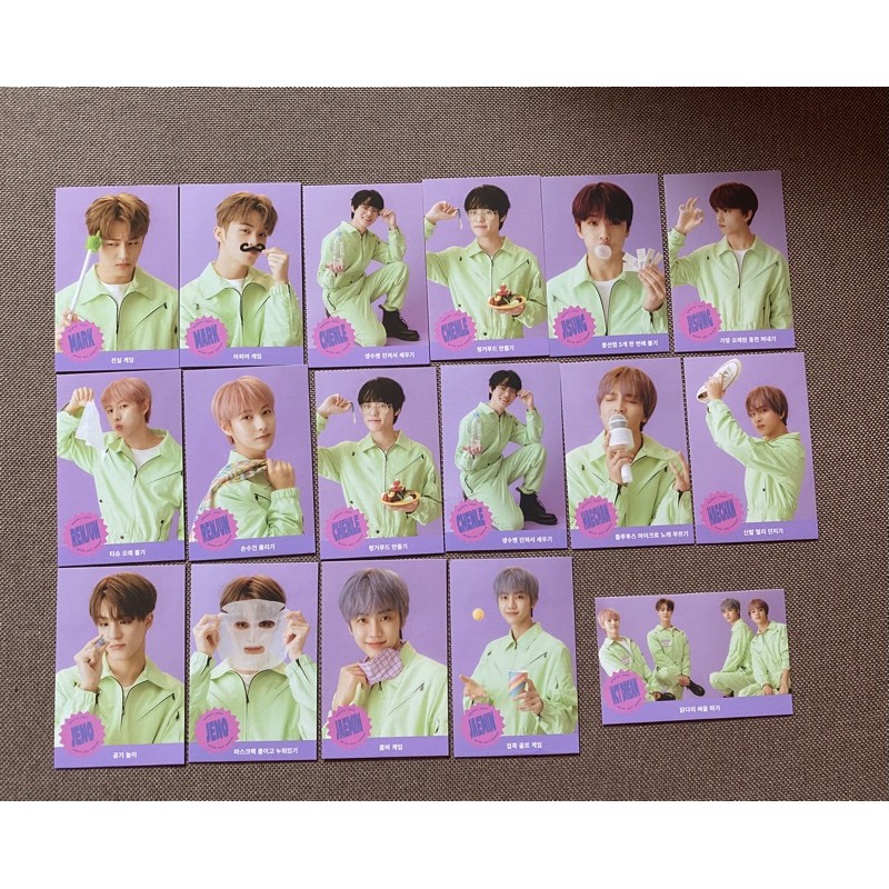 NCT Dream ảnh thẻ gamecard lịch ssg2021