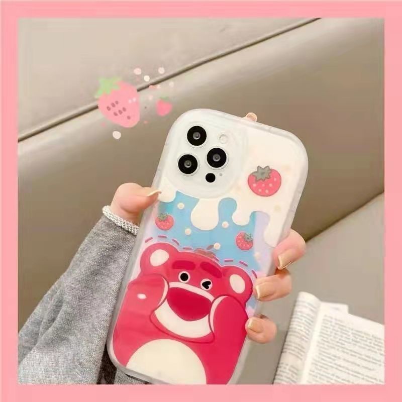 Ốp Điện Thoại In Hình Gấu Dễ Thương Cho IPhone 12 13 11 Pro Max X Xs Max Xr 7734
