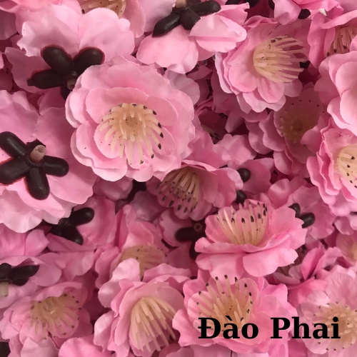 Bông Hoa Mai, Đào Giả Dời Bằng Vải Làm Handmade, DIY, Trang Trí Tết, Decor Nhà Cửa...