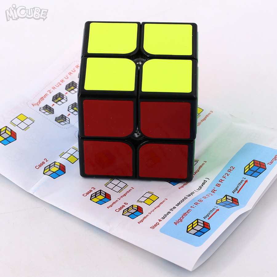 Đồ Chơi Rubik Qiyi S 2x2 Sticker - Rubik 2x2 QiYi 2 Tầng Khối Lập Phương Rubik Ma Thuật