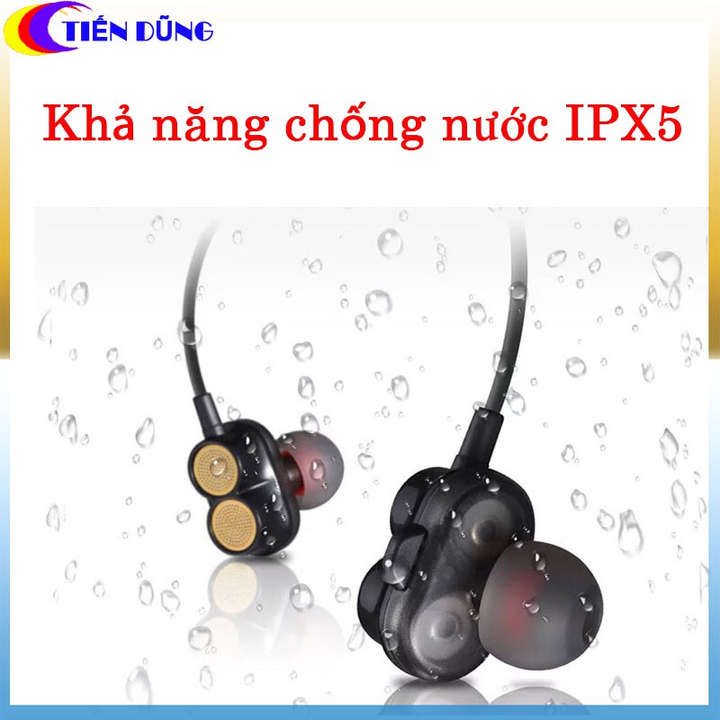 Tai nghe bluetooth DJ Music XG 9 chống nước IPX5 kiểu dáng thể thao dạng tại vòng cổ