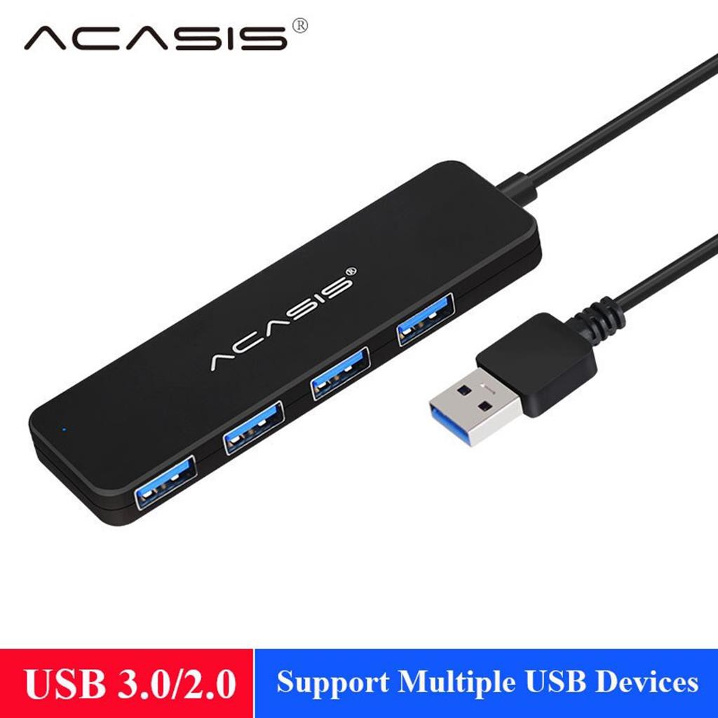 Hub usb 4 cổng ACASIS chuẩn 3.0 dài 20cm-AB3-L42 , AB3-L46 dài 60cm, AB3-L412 dài 120cm Và ACASIS chuẩn 2.0 -AB2-L46