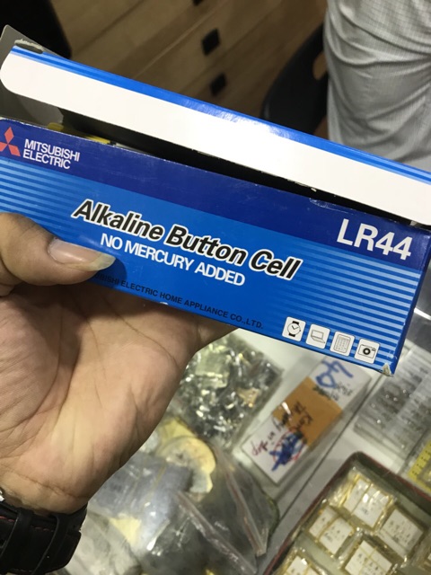 Pin cúc áo Mitsubishi Electric LR44 vỉ 10 viên