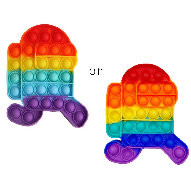 Móc Khóa Hình Robot Chạy Bộ Mini Màu Sắc Cầu Vồng