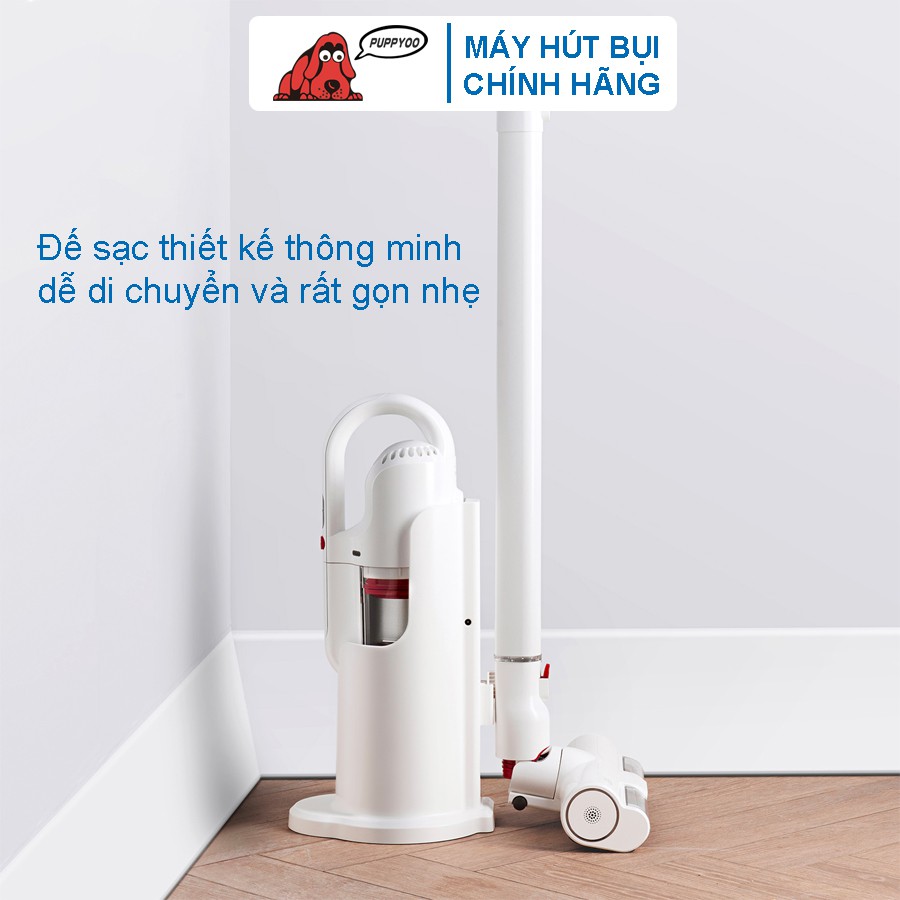 [PUPPYOO] Máy Hút Bụi Cầm Tay Không Dây PUPPYOO T10 Pro Công Suất 250W Lực Hút 17500 Pa Pin 2500mAh Bảo Hành 24 Tháng | BigBuy360 - bigbuy360.vn