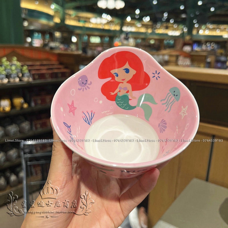 Chén ăn tô nhựa melamine Frozen Elsa Mickey Princess Car Disney có mui cho trẻ em bé trai gái