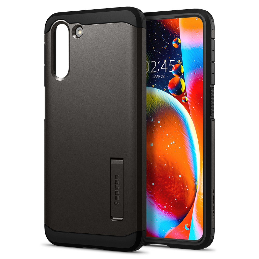 Ốp lưng Samsung Galaxy S21 Plus 5G Spigen Tough Armor Ốp siêu chống sốc, chống trầy cho máy