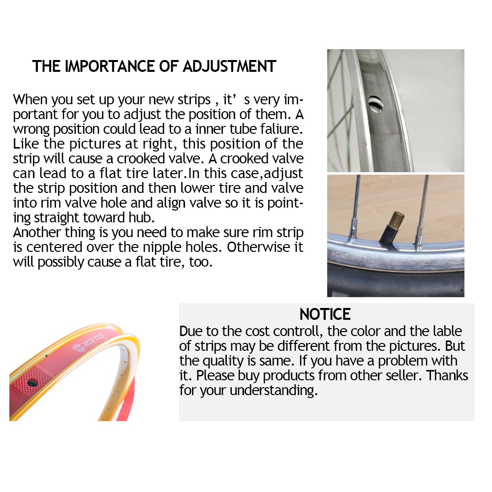 1 Cặp Băng Quấn Vành Xe Đạp MTB Bằng PVC Cho Xe Đạp 20 24 26 27.5 29 Inch 700c