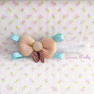 Băng đô nơ sơ sinh handmade