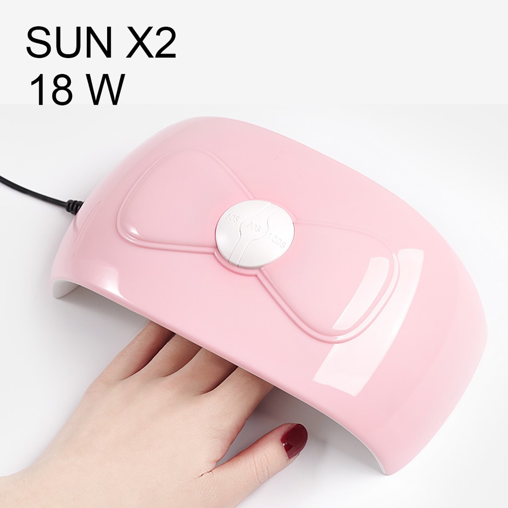 Ưu đãi bỏng tay Máy Hơ Gel SUN X2 18W Chính Hãng UV/LED