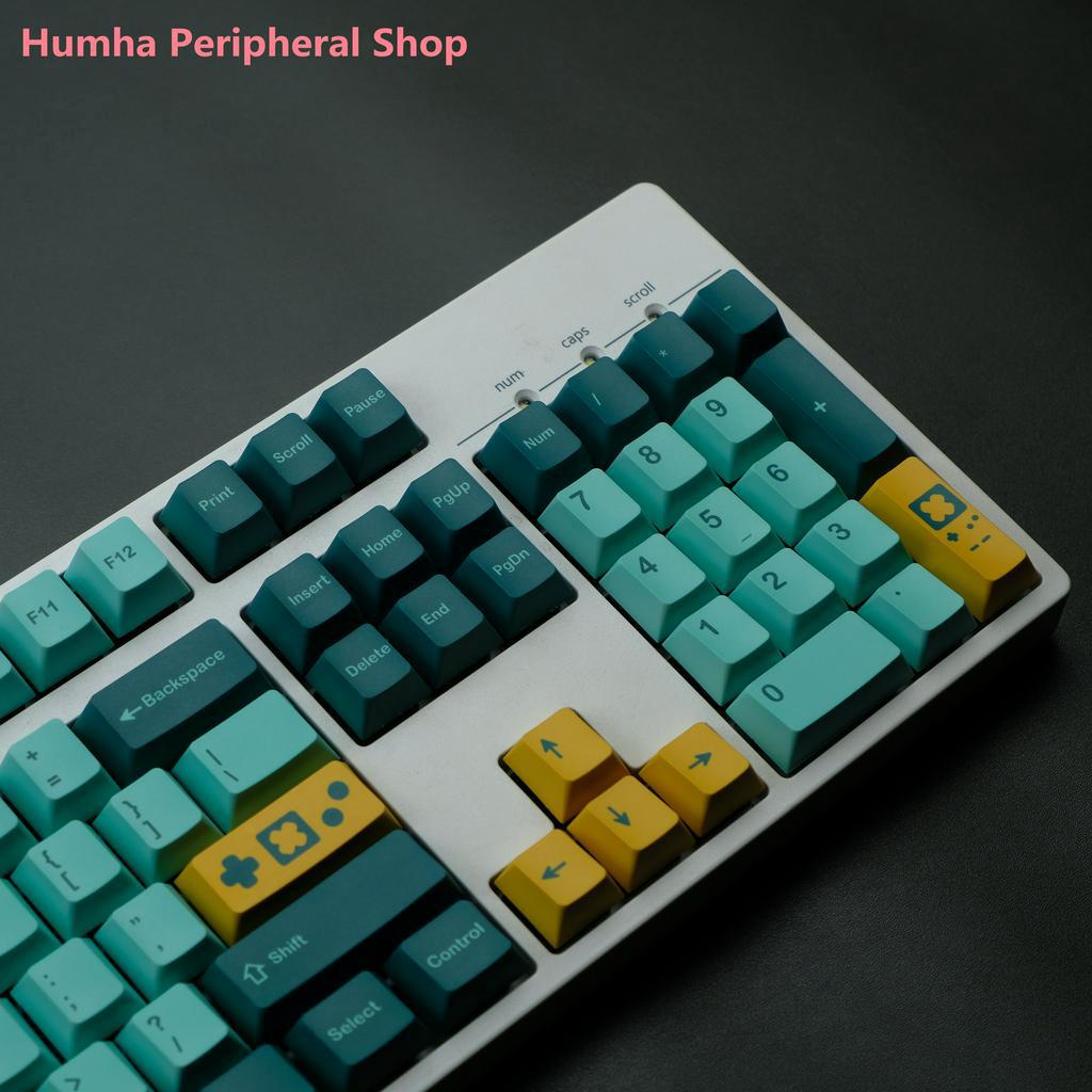 Bộ Bàn Phím Cơ Humha Retrocast R1 Bằng Chất Liệu PBT Nhuộm Màu Dành Cho Bàn Phím Cơ Cherry profile GMK Retrocast