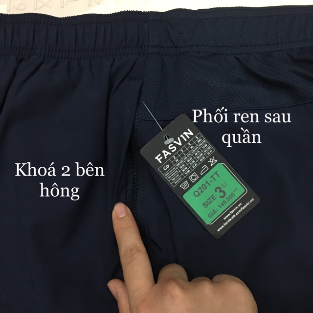 Quần short thể thao nam FASVIN-Q201- 6 màu