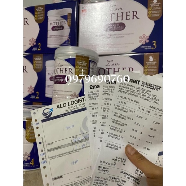 Hộp 800g sữa bột cho bé giúp tăng cường hệ miễn dịch hỗ trợ phát triển I am Mother số 1,2- Namyang