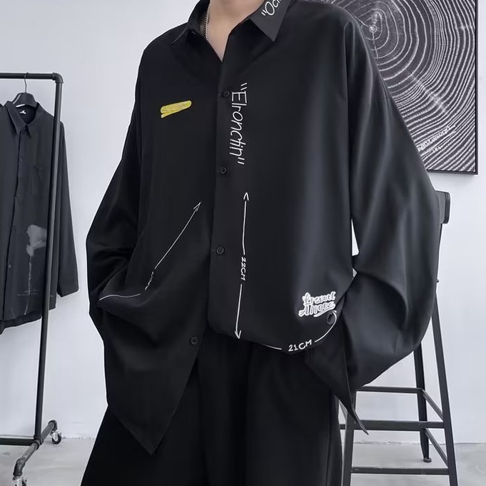 Áo Sơ Mi Nam Dài Tay Cổ Bẻ Thời Trang Hàn fashion áo phong rộng nam simple áo sơ mi nam dài tay áo sơ mi nam hàn quốc bigsize