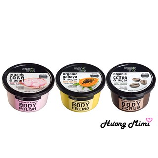 Tẩy da chết toàn thân Organic Shop 250ml