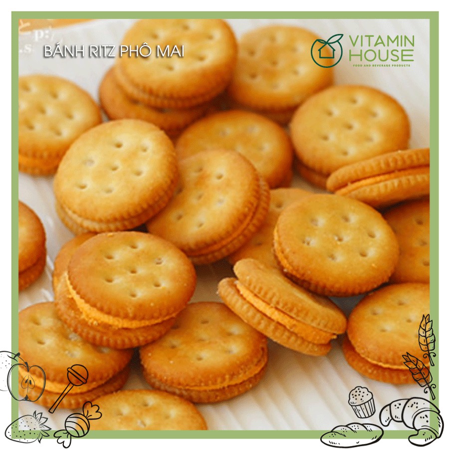 [VITAMIN HOUSE] Bánh Ritz nhân phô mai 249g