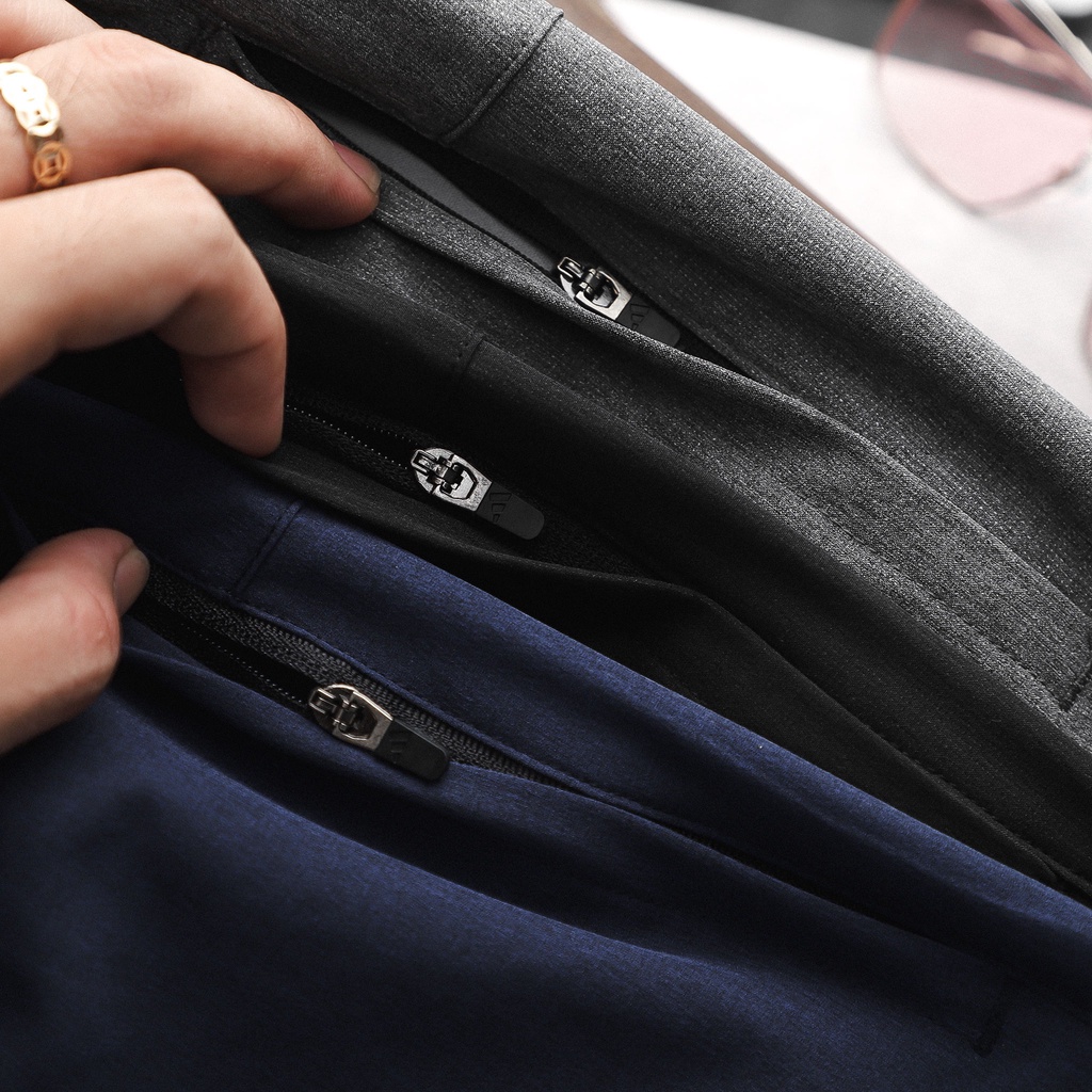 Quần Short Chạy Bộ, Quần Gym Nam chất vải xi mè siêu nhẹ, đàn hồi, thoải mái vận động 9719