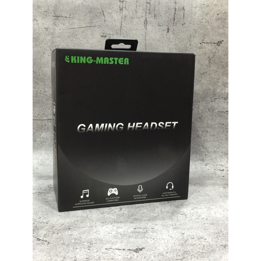 TAI NGHE KING MASTER K3W ĐEN XANH