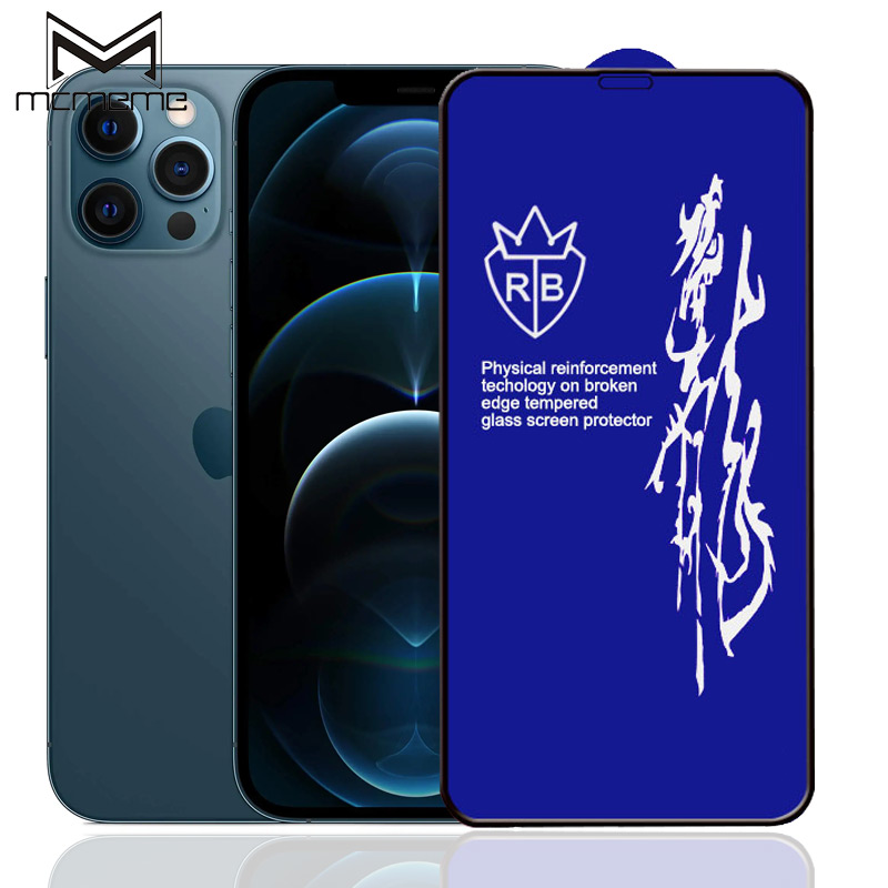 Kính cường lực 6D che phủ toàn diện cho iPhone 12 Mini 11 Pro 7 8 6 6s Plus X Xs Max XR SE2 SE 2020