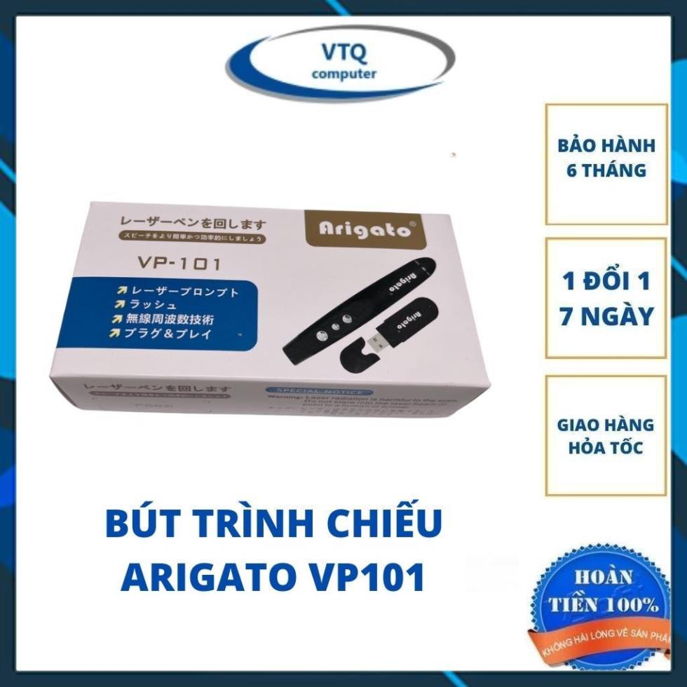 Bút Chỉ Laser  Arigato thuyết trình VP101, Bút Chiếu Vesine VP 101 Kèm Bao Da