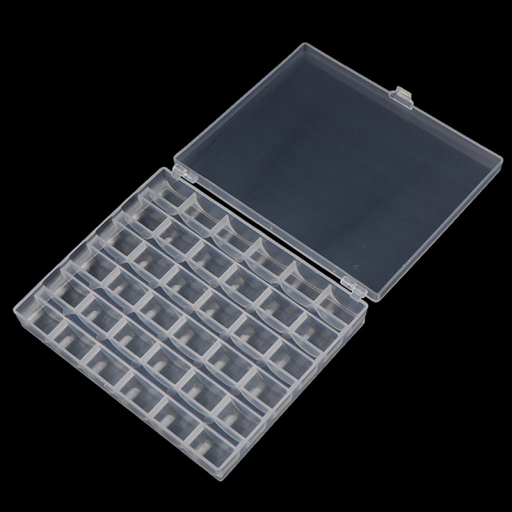 Hộp Nhựa Rỗng Đựng 36 Cuộn Chỉ Tiện Dụng