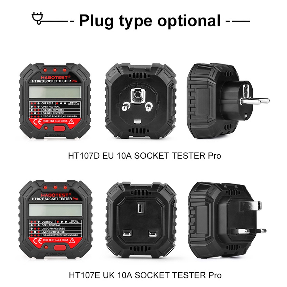 Vạn Năng Kế Kỹ Thuật Số Ziqucu HT107 Màn Hình LCD