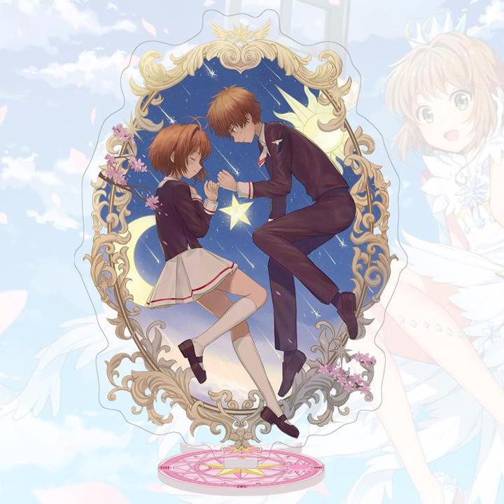 Standee Cardcaptor Sakura Thủ lĩnh thẻ bài Tượng Acrylic Standee Anime mica trang trí trưng bày mô hình