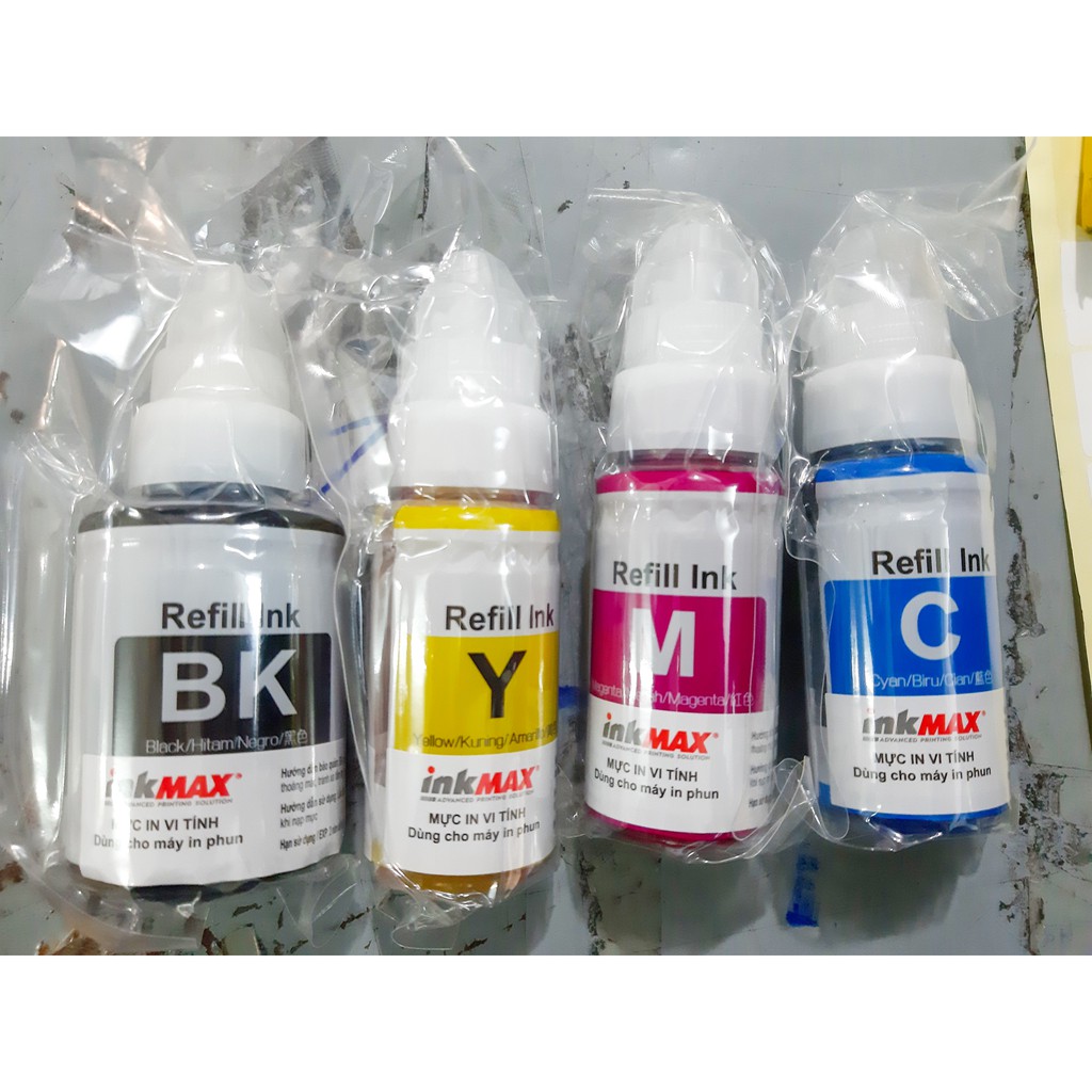 Mực nước inkMAX dùng cho máy in Canon ix6770 /ix6860/ ix6820/ix6560 /G1000/G2000/G3000/G1010/G2010/G3010